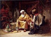 Arab or Arabic people and life. Orientalism oil paintings 211